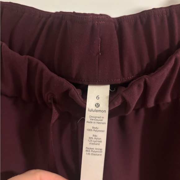 LULULEMON On The Fly Jogger Dark Adobe Pants Size 6 - Picture 7 of 12
